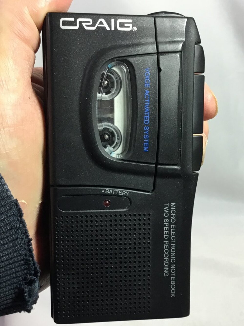 CRAIG Voice Activated Micro Electronic Recorder FP514A Tested Works See Video
